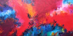 XXXL Eastern Promise Oil Painting 160 x 80 cm, Painting, Oil on Canvas