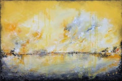 XXXL Camminiamo all'alba 120 x 80 cm, Pittura, Acrilico su tela