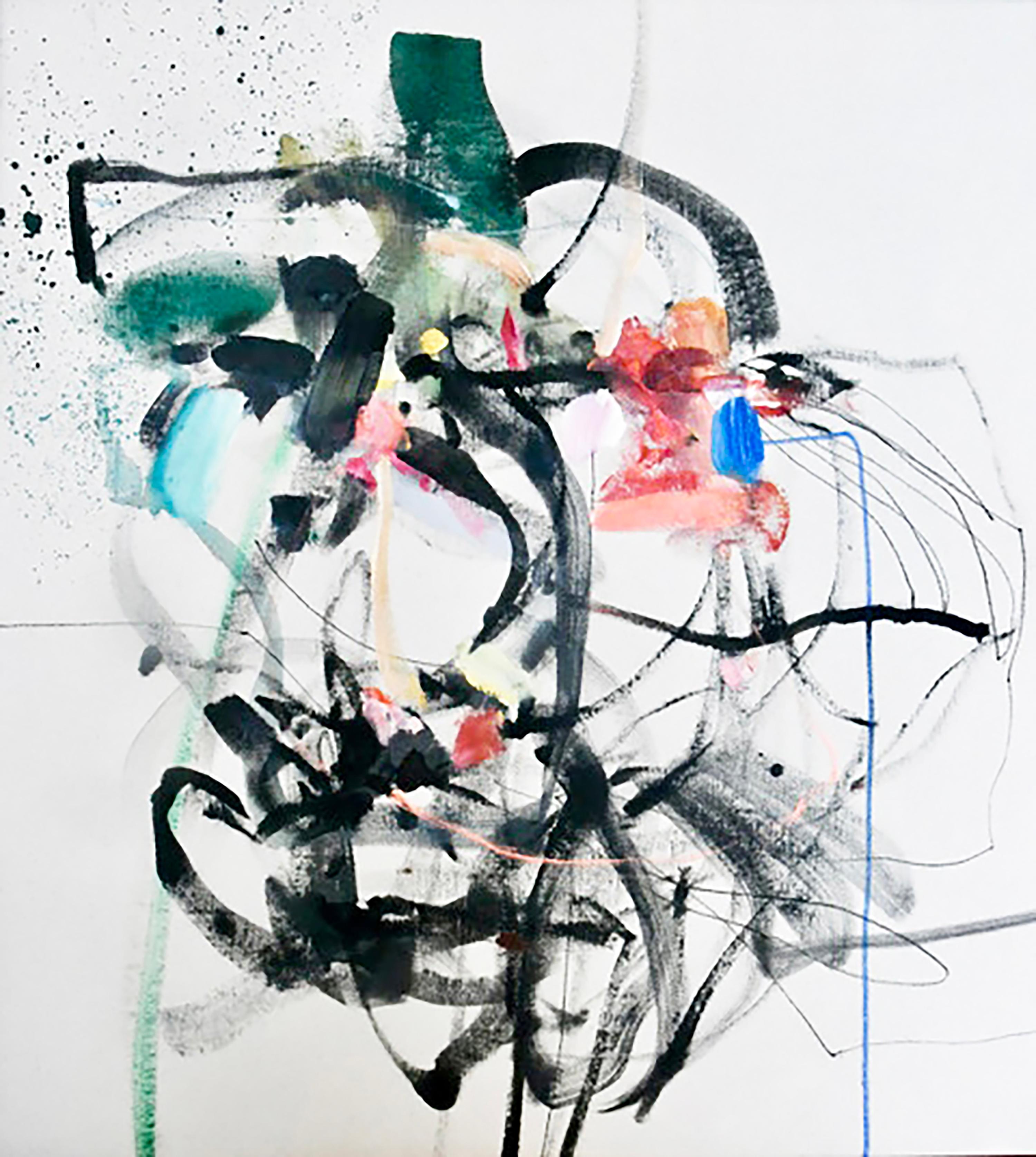 Susana Aldanondo Abstract Painting - New Sight (New York)