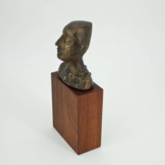 Susana Espinosa Cabeza Mujer Bronze Sculpture Puerto Rico Isla del Sol Artist PR