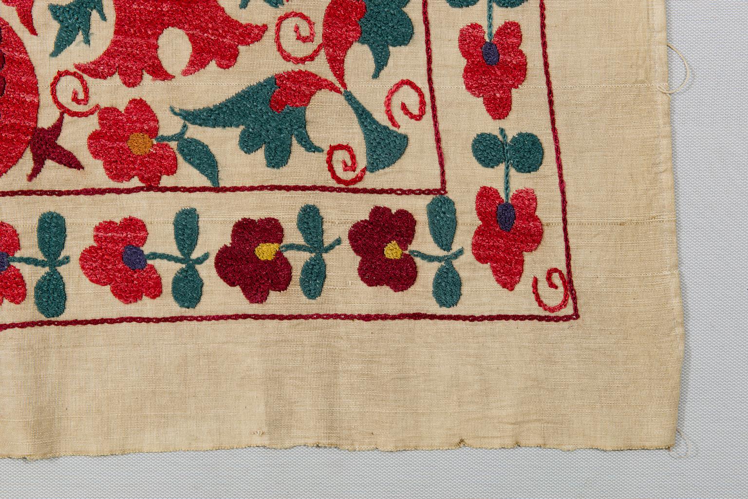 SUSANI Embroidered Tapestry For Sale 4