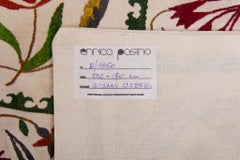 Susani Embroidered Textile, Cotton, Mid-20th Century, Uzbekistan, 1950