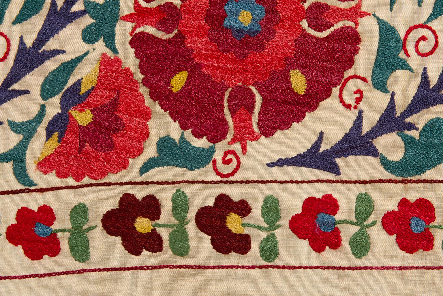 SUSANI Embroidered Tapestry For Sale 1