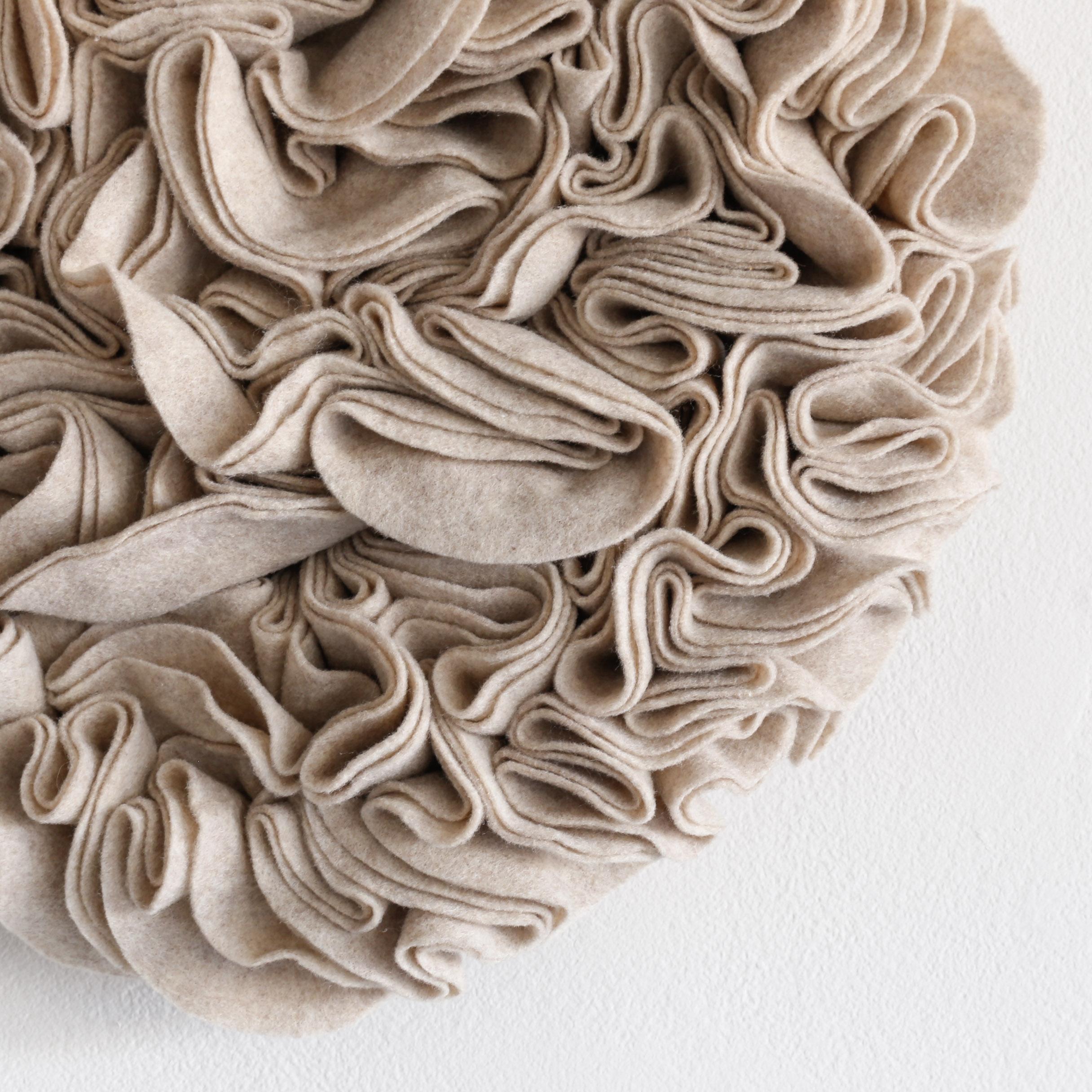 SUSANNAH MIRA
Ripple Effect In Sandstone
• yarn, cotton, fabric
15.50w x 15.50h x 4.00d in
$560.00
