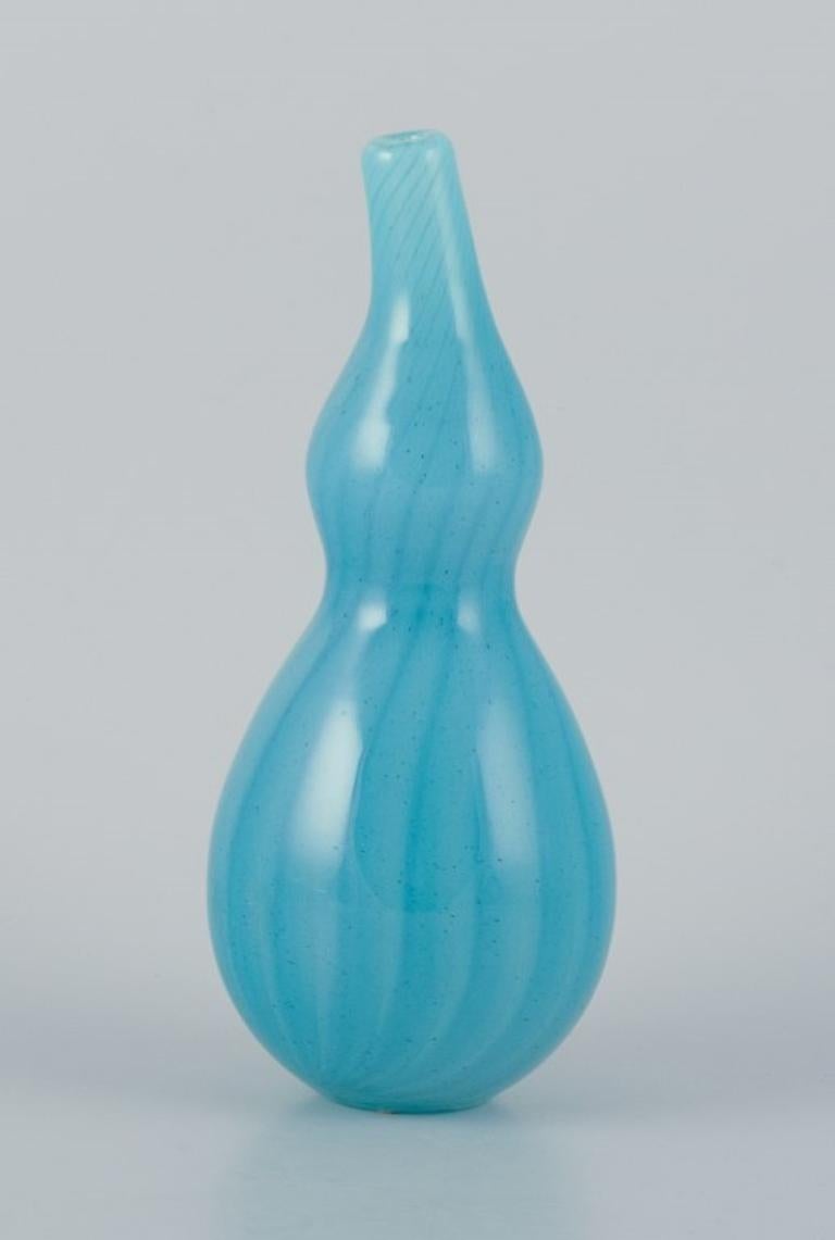 Swedish Susanne Allberg for Kosta Boda. Unique art glass vase in an organic shape For Sale