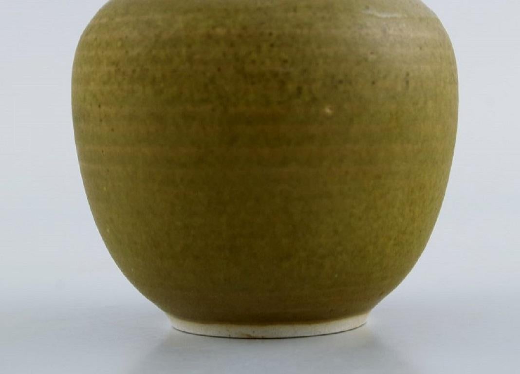 Susanne & Christer, Sweden, Lidded Jar in Glazed Ceramics, Late 20th C. In Excellent Condition For Sale In Copenhagen, DK