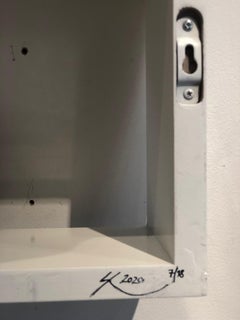 Small Sitting Nude -contemporary bronze sculpture of nude female on wooden frame