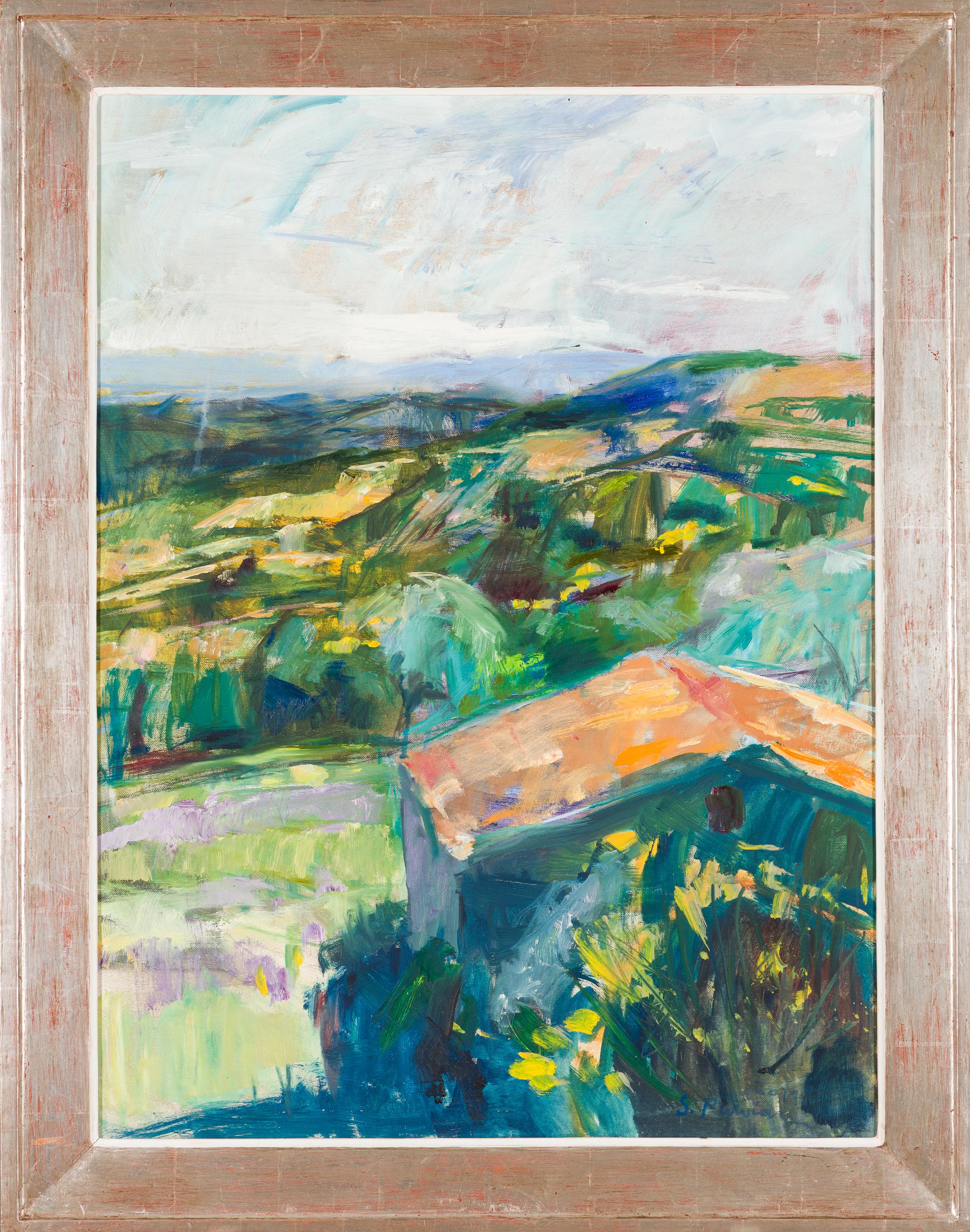 Toskana, Ginster – Painting von Susanne Purviance