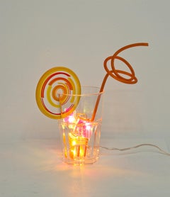 Small light object art edition by Susanne Rottenbacher: Orange Crush tumbler 