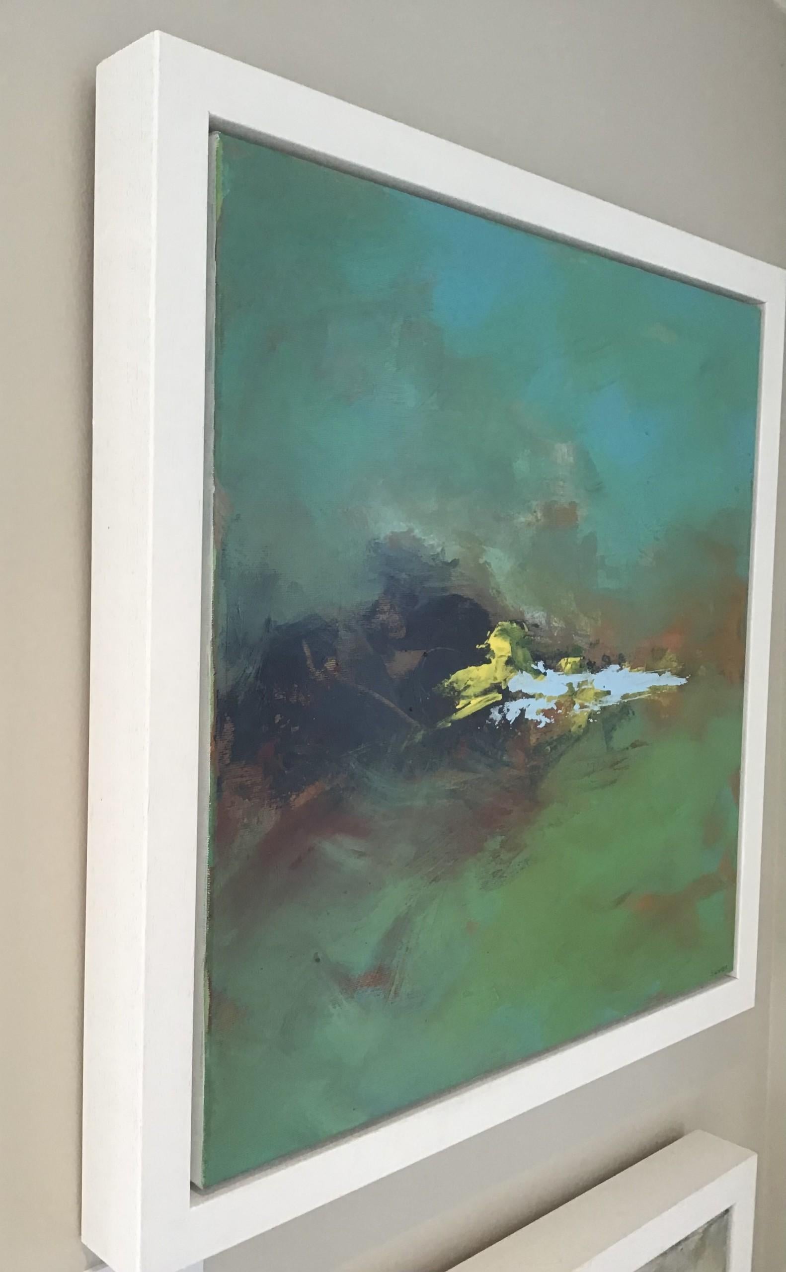 Frühlingstürkis (Abstrakt), Painting, von Susanne Winter