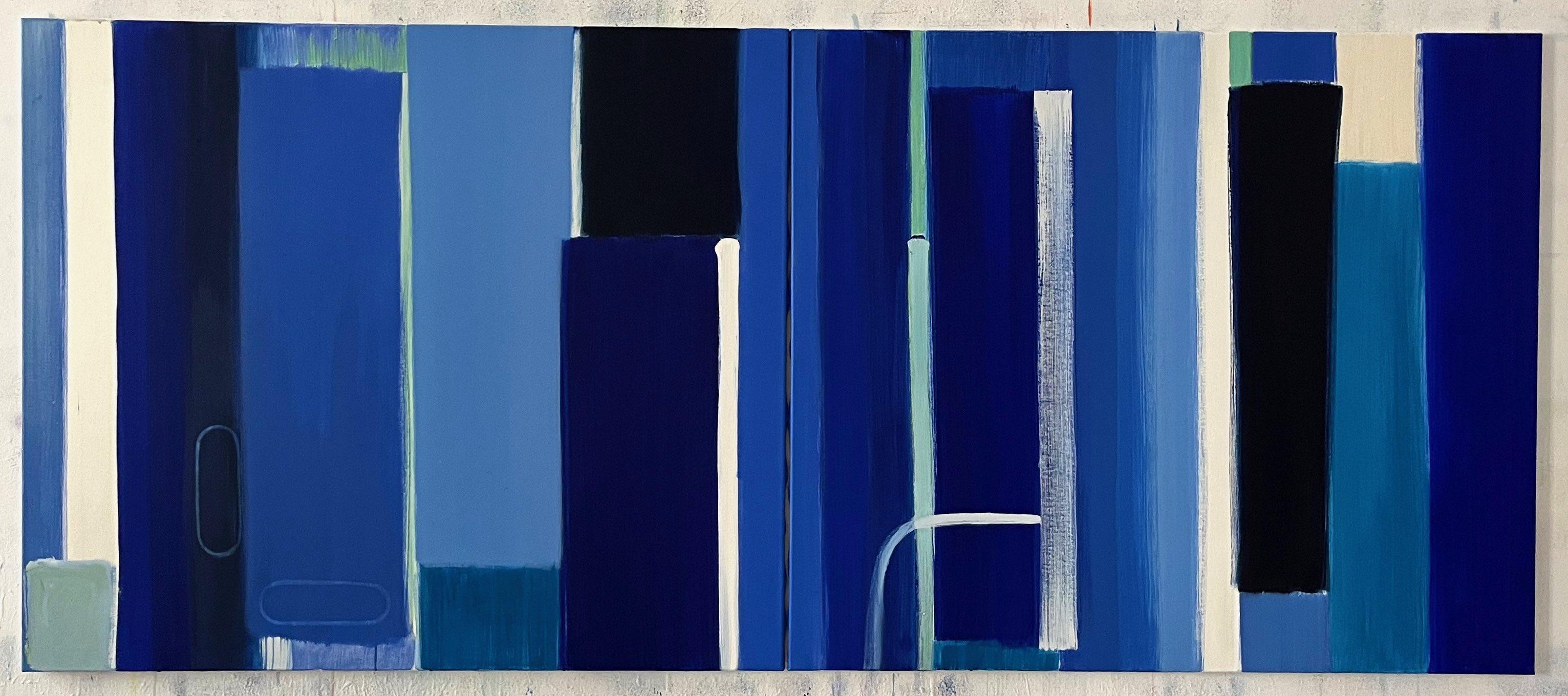 Into the Blue I e II - Painting di Susanne Zuehlke
