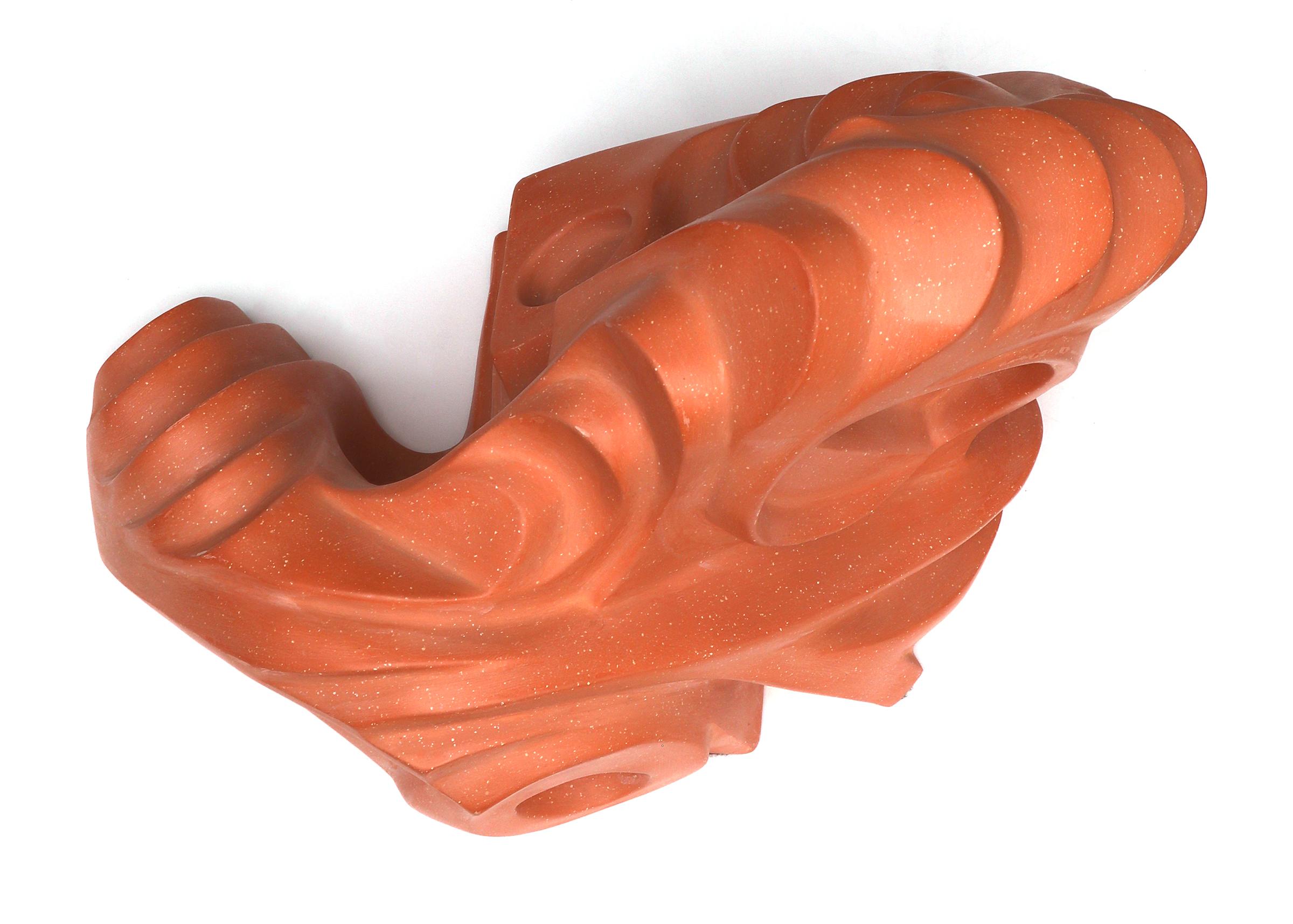 Sculpture figurative abstraite en céramique de terre cuite du XXe siècle, Continuum en vente 14