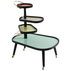 Sushi Kart, carrello contemporaneo su ruote icona di design per il soggiorno