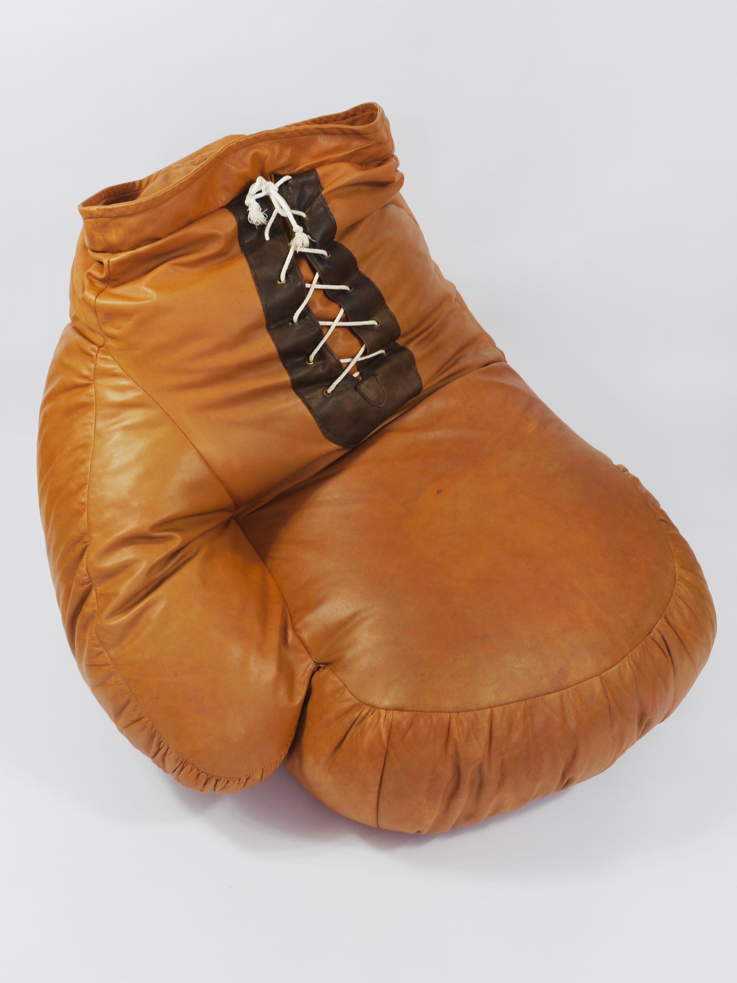 Sedia a guanto da boxe Susi & Ueli Berger di De Sede, pelle, Svizzera, anni '70 in vendita 3