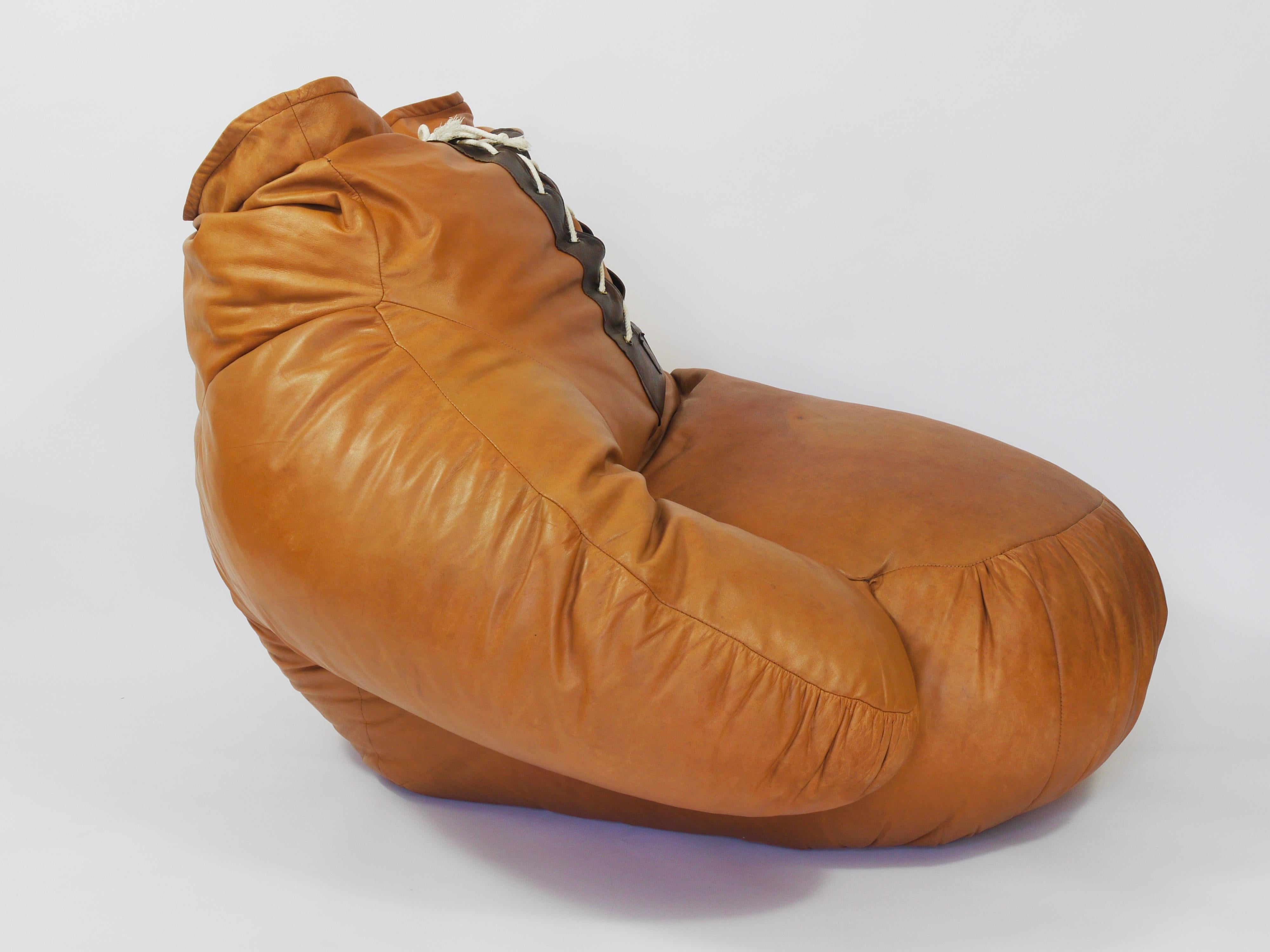 Sedia a guanto da boxe Susi & Ueli Berger di De Sede, pelle, Svizzera, anni '70 in vendita 4