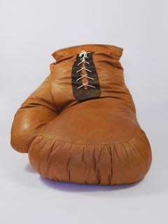 Susi & Ueli Berger Boxing Glove Chair by De Sede, Leather, Switzerland, 1970s
