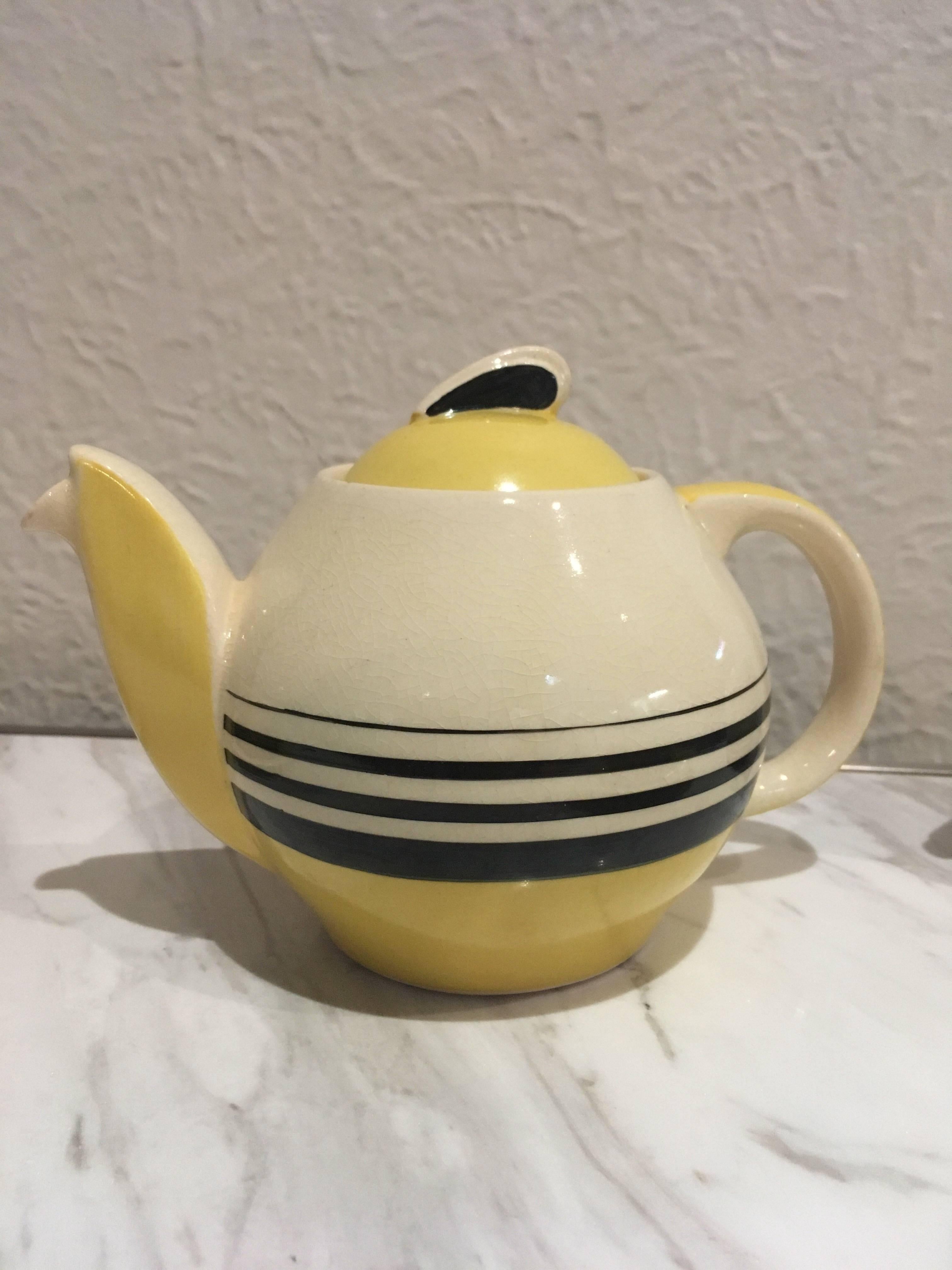 Ceramic Susie Cooper Kestrel Tea Set For Sale