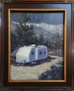 "Todos arropados para la noche" (2011) Por Susie Hyer, Óleo original sobre panel de lino