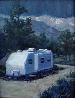 "All Tucked In for the Night" (2011) By Susie Hyer, Original Oil on Linen Panel