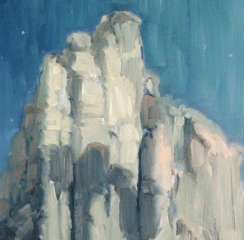 « Rock All Night » (2012) par Susie Hyer, huile originale sur panneau de lin en vente 6