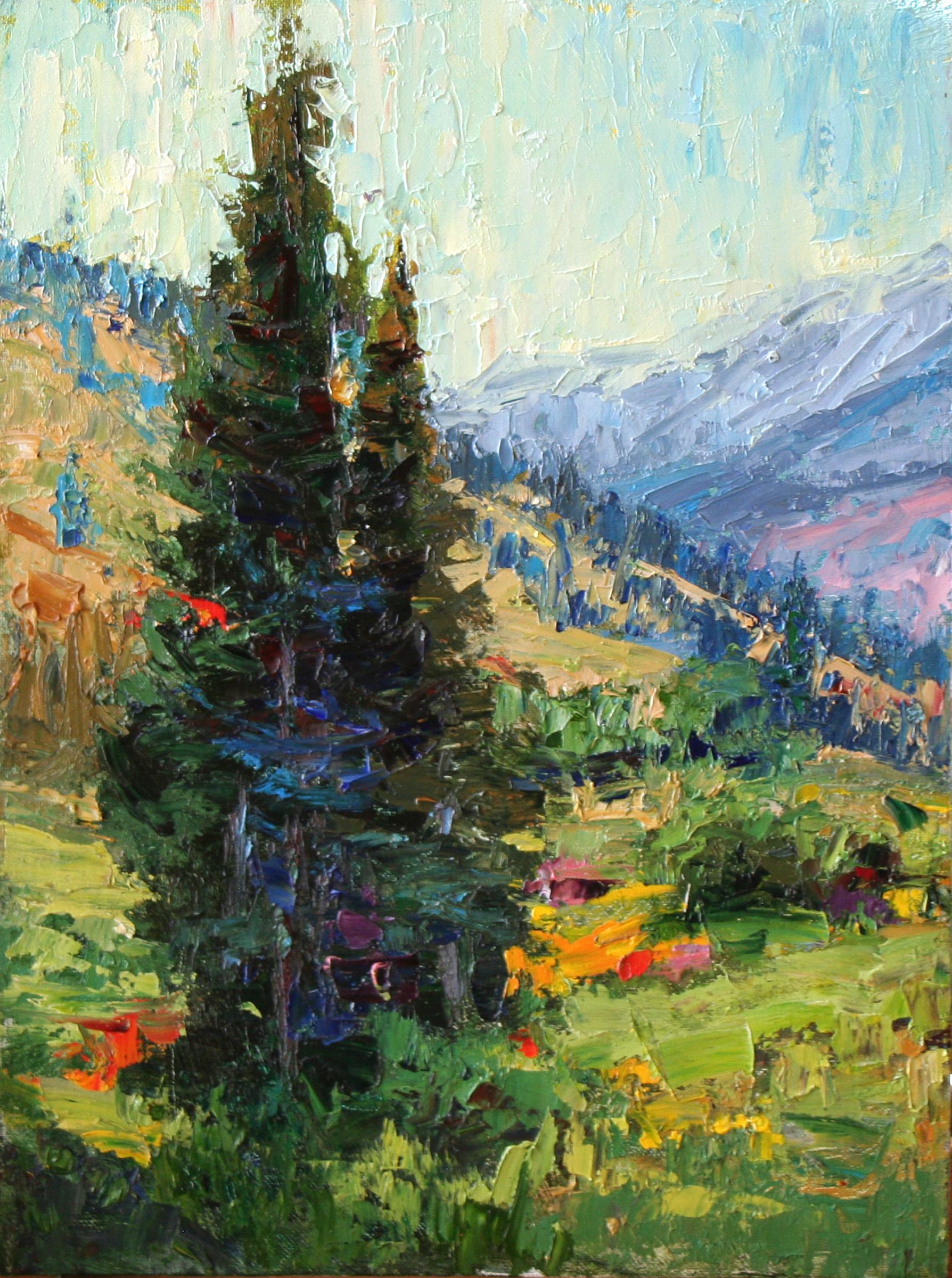 Lied des Sommers – Painting von Susie Hyer