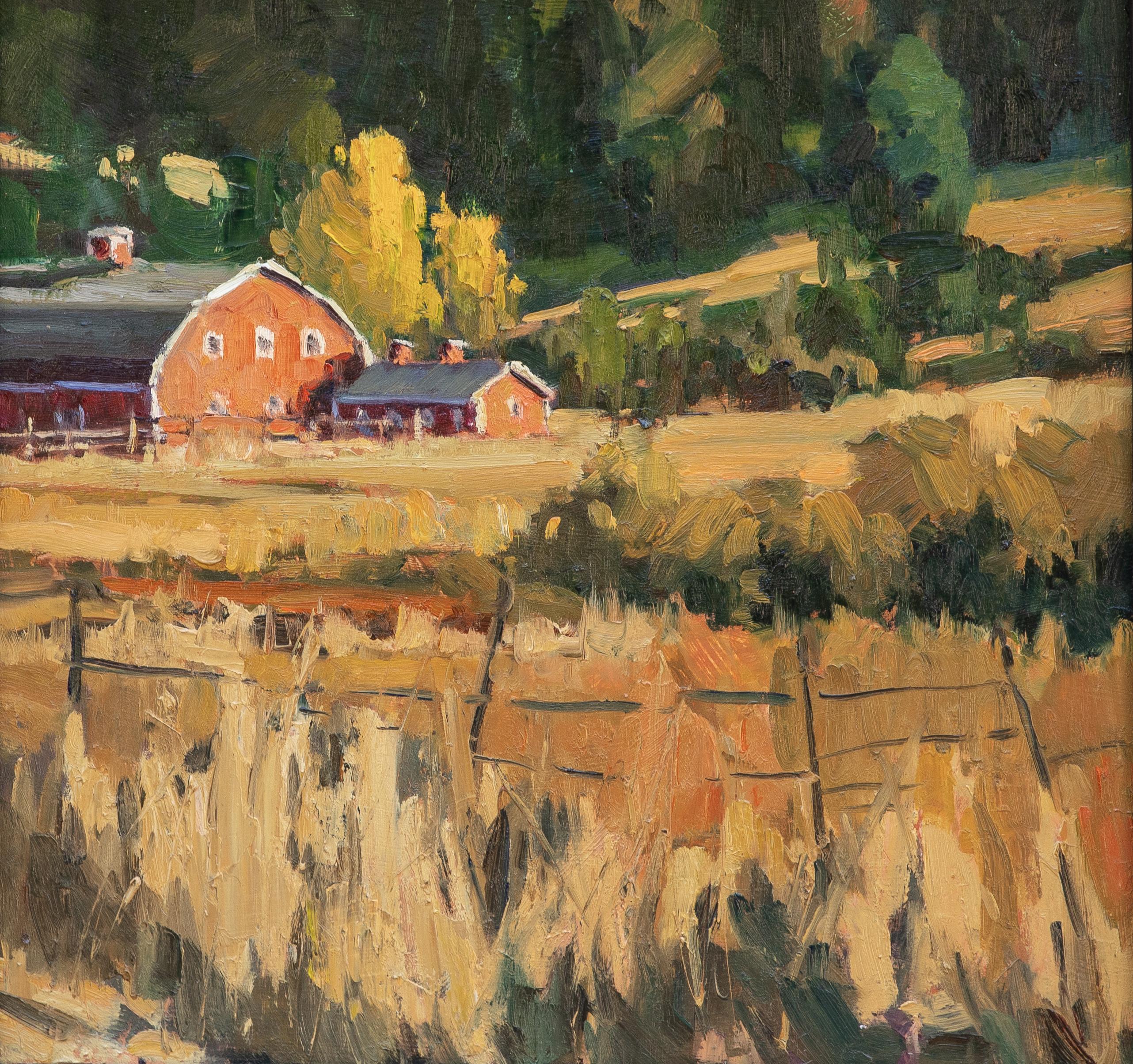 The Golden Hour - Impressionist Painting by Susie Hyer