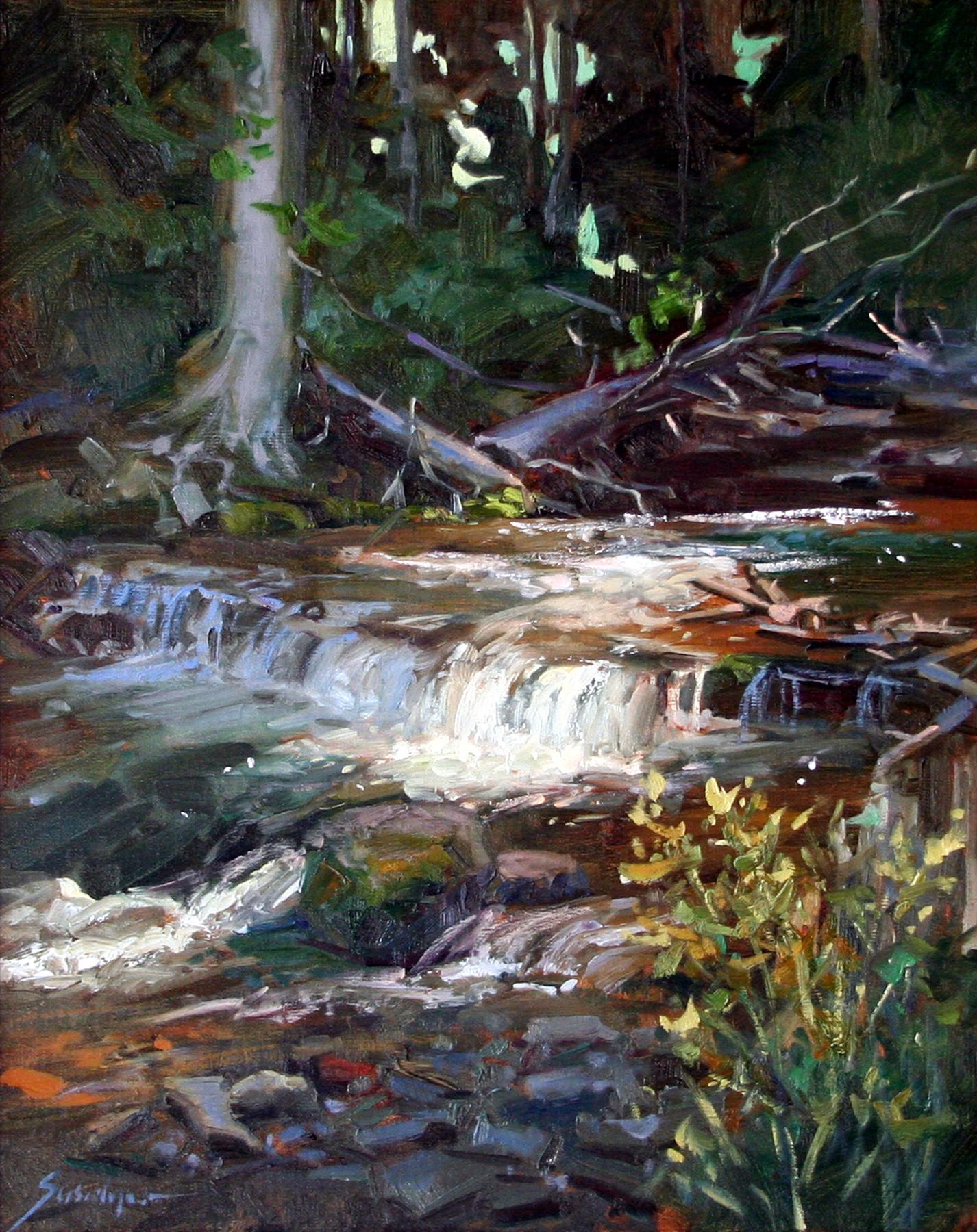 Tranquility - Impressionist Painting by Susie Hyer
