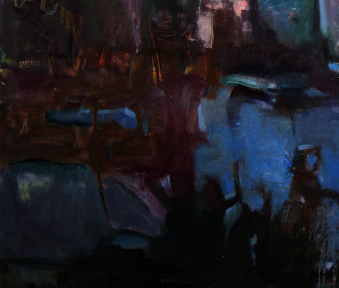 „Twilight Mystery“ (2024) von Susie Hyer, Original Ölgemälde auf Leinwand im Angebot 4