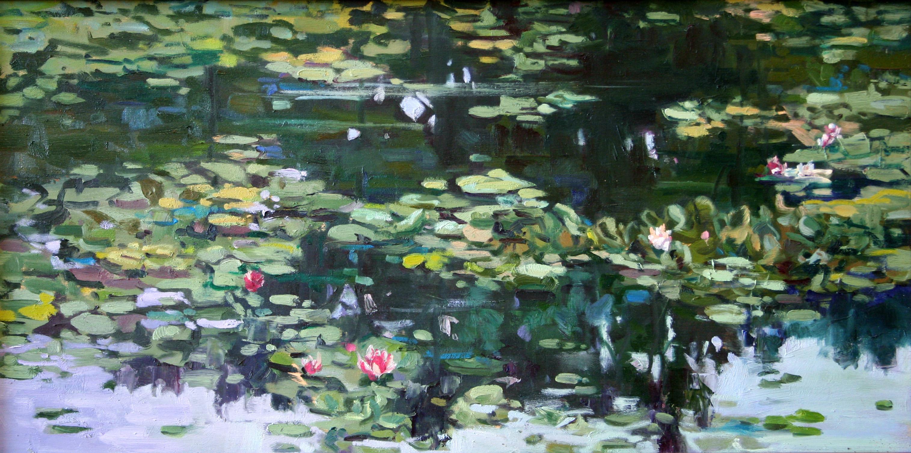 Water Garden - Impressionist Painting by Susie Hyer