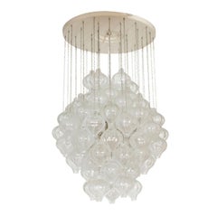 Suspended Glass Knop Chandelier