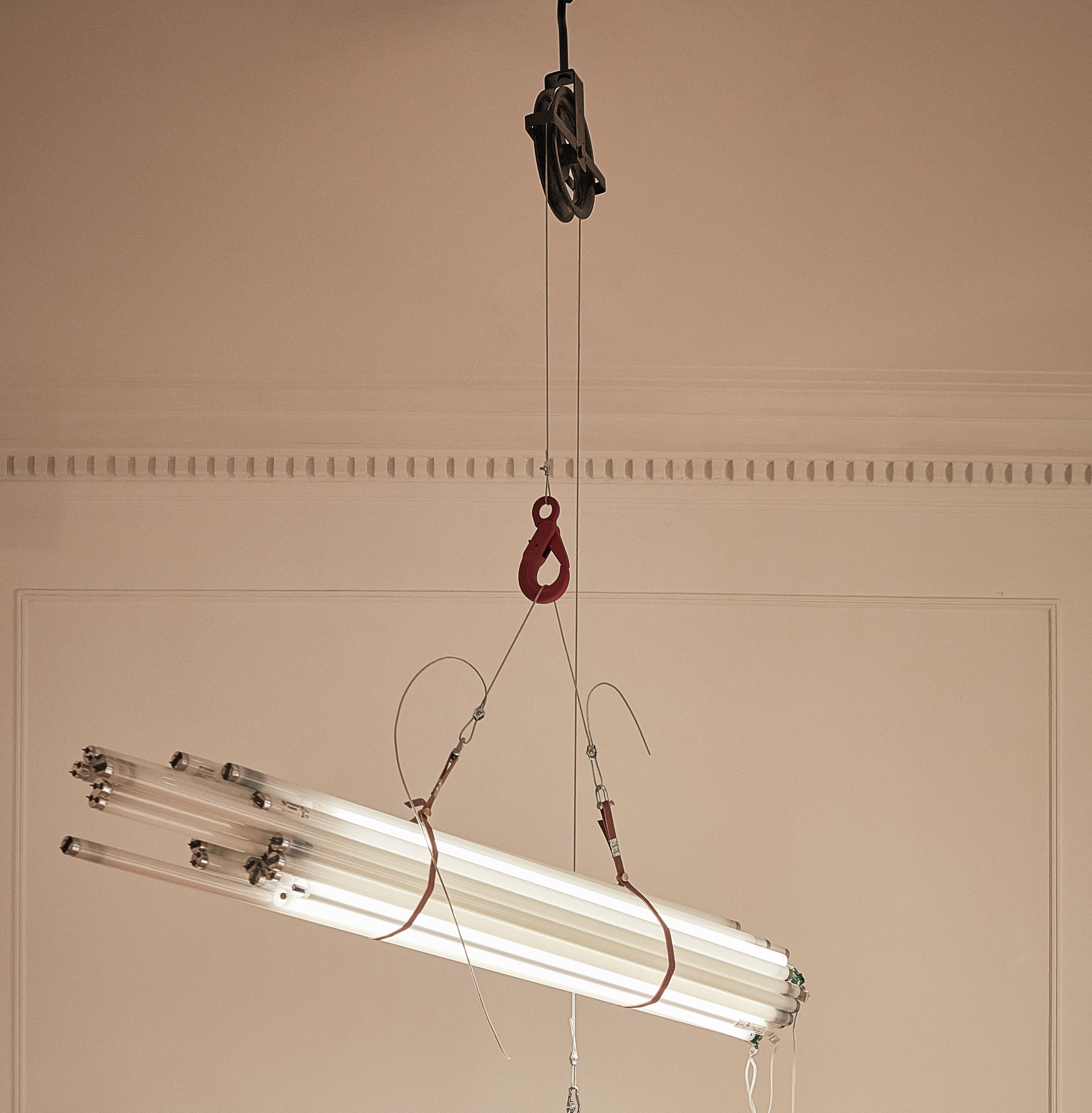 Unique Suspended Sculptural Lamp 