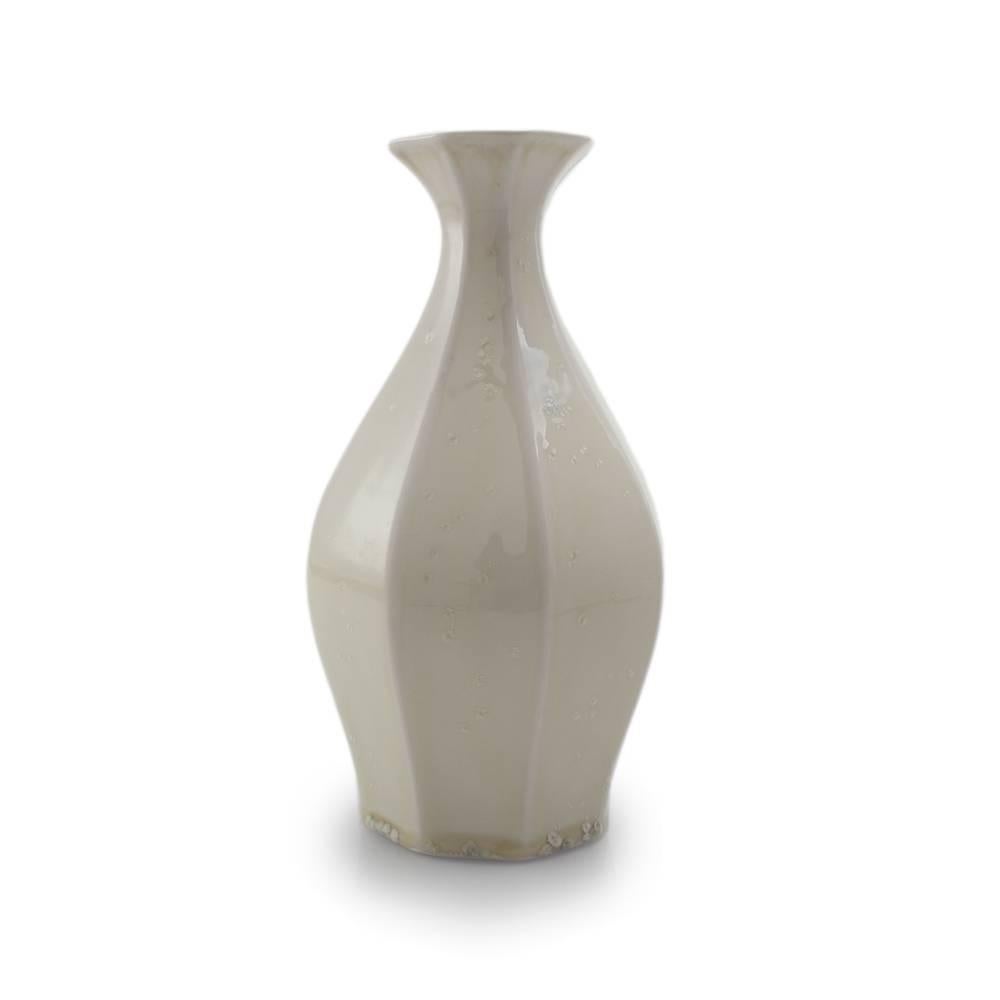 Table Vase Ink Black Flower Vase Modern Contemporary Glazed Porcelain For Sale 5