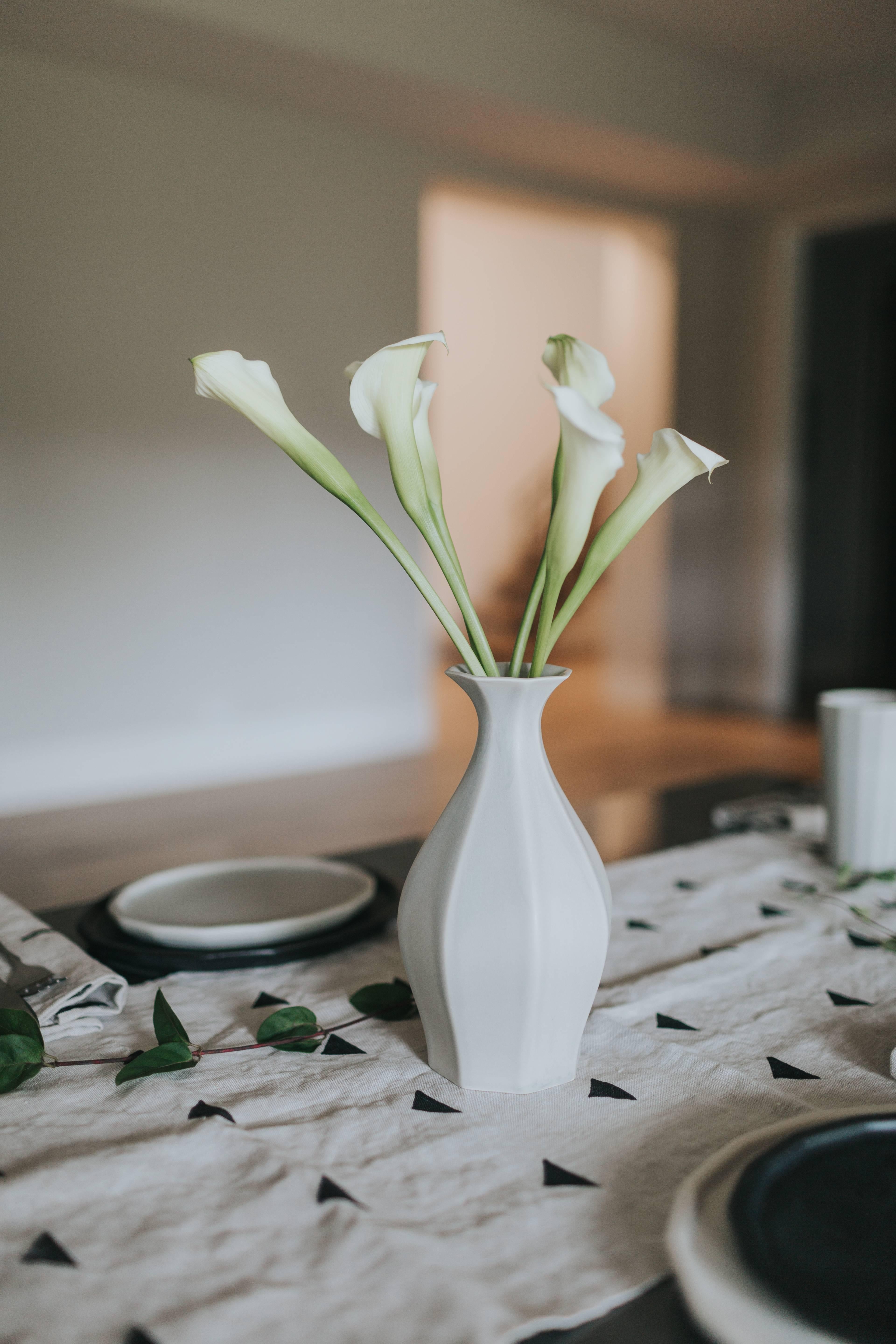 Table vase
-Because your flowers need a pretty place to live. This sleek vase was designed with a small opening to showcase a minimal bouquet with style. The table vase is an elegant vase design to hold flowers in the modern home. Adding this