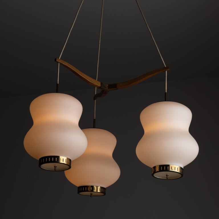 Mid-Century Modern Suspension Ceiling Light by Stilnovo For Sale
