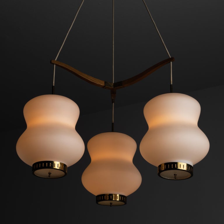Mid-20th Century Suspension Ceiling Light by Stilnovo For Sale