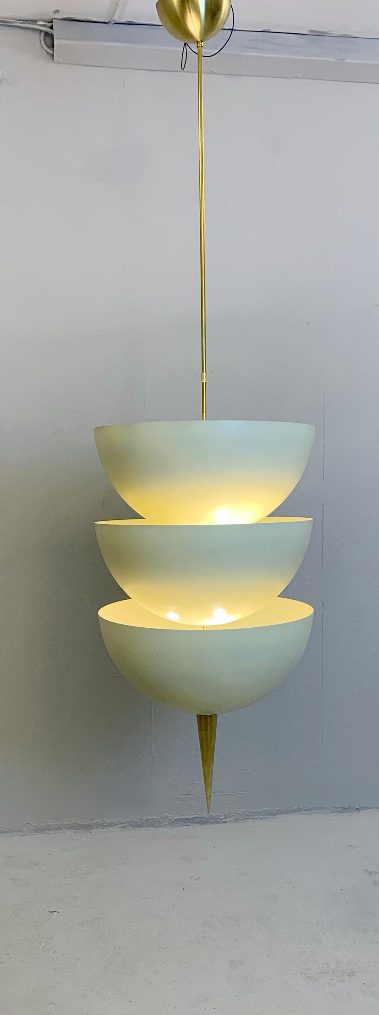Contemporary Suspension in the Style of Stilnovo For Sale