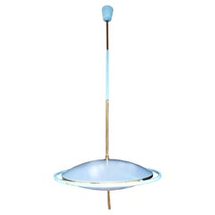 Vintage Suspension lamp attributed to Oscar Torlasco for Stilux