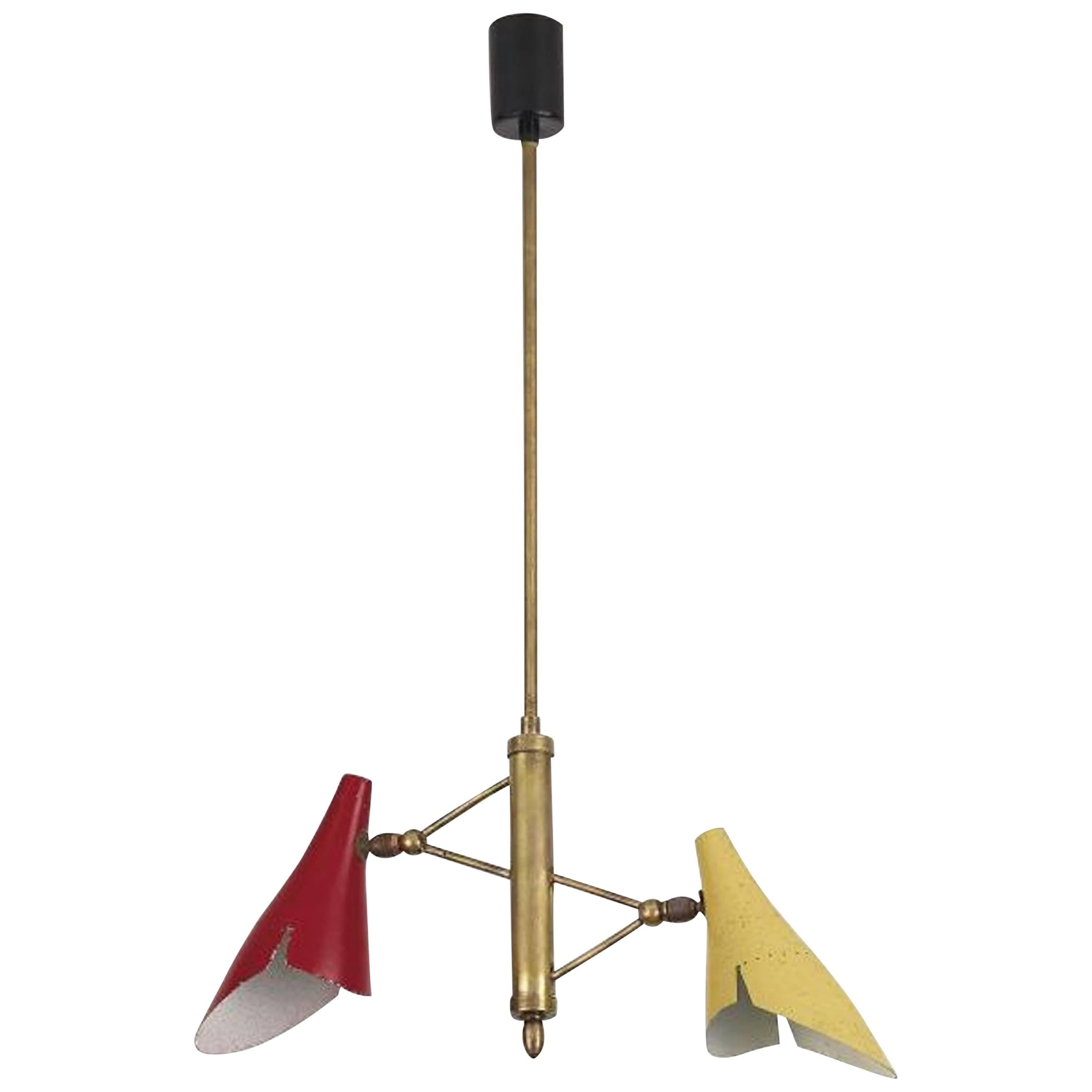 Suspension Lamp by Oscar Torlasco for Lumen, Milano For Sale