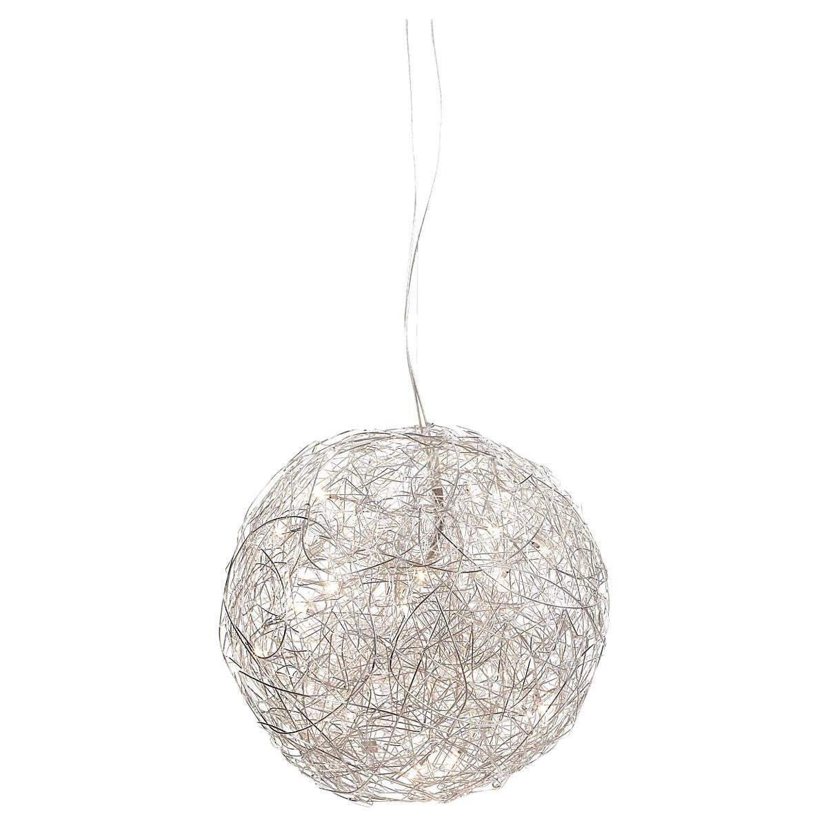 Lampada a sospensione Catellani 
Smith Fil de Fer - Alluminio - Ø 50 cm 19,69 pollici