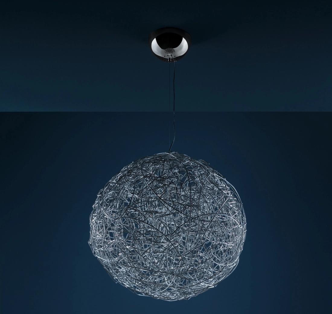 Lámpara de suspensión Catellani & Smith Fil de Fer - Aluminio - Ø 70 cm 27,56 pulgadas Italiano en venta