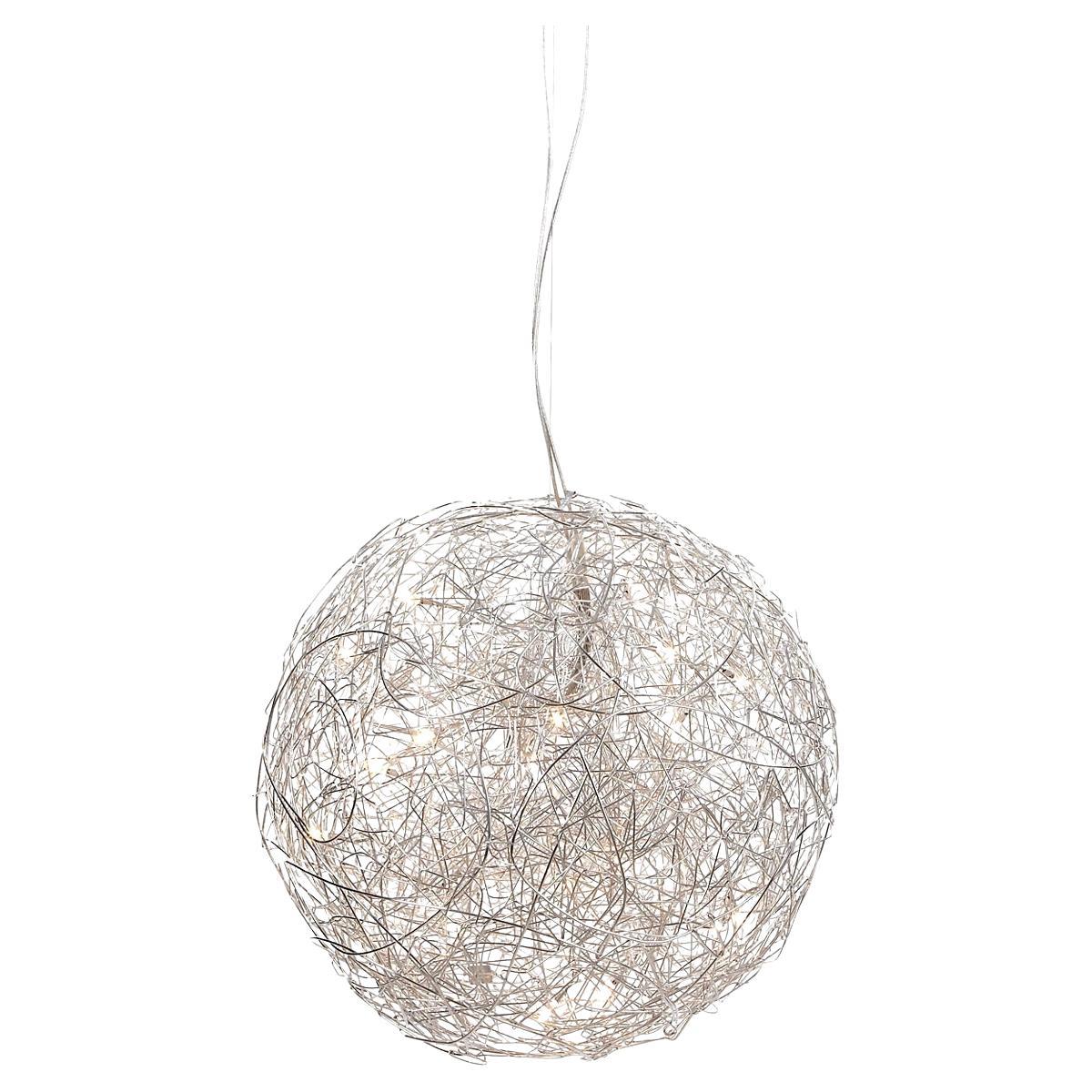 Lampada a sospensione Catellani 
Smith Fil de Fer - Alluminio - Ø 70 cm 27,56 pollici