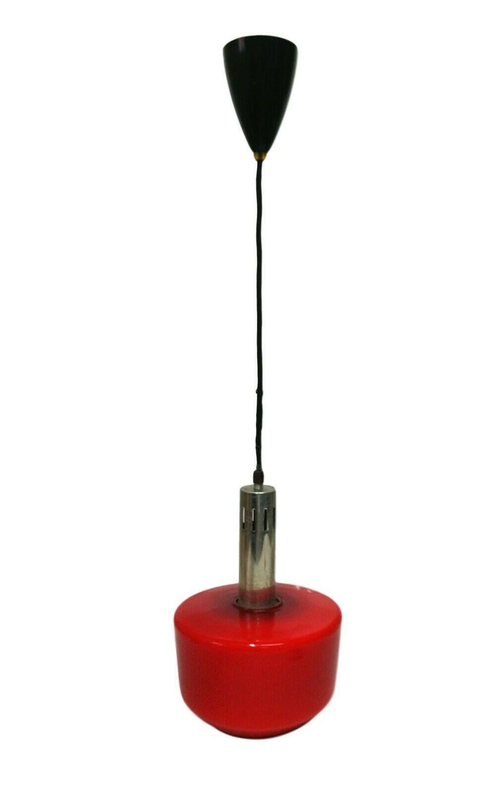 Italian Suspension Lamp Chandelier in Murano Glass by Vistosi, 1970s