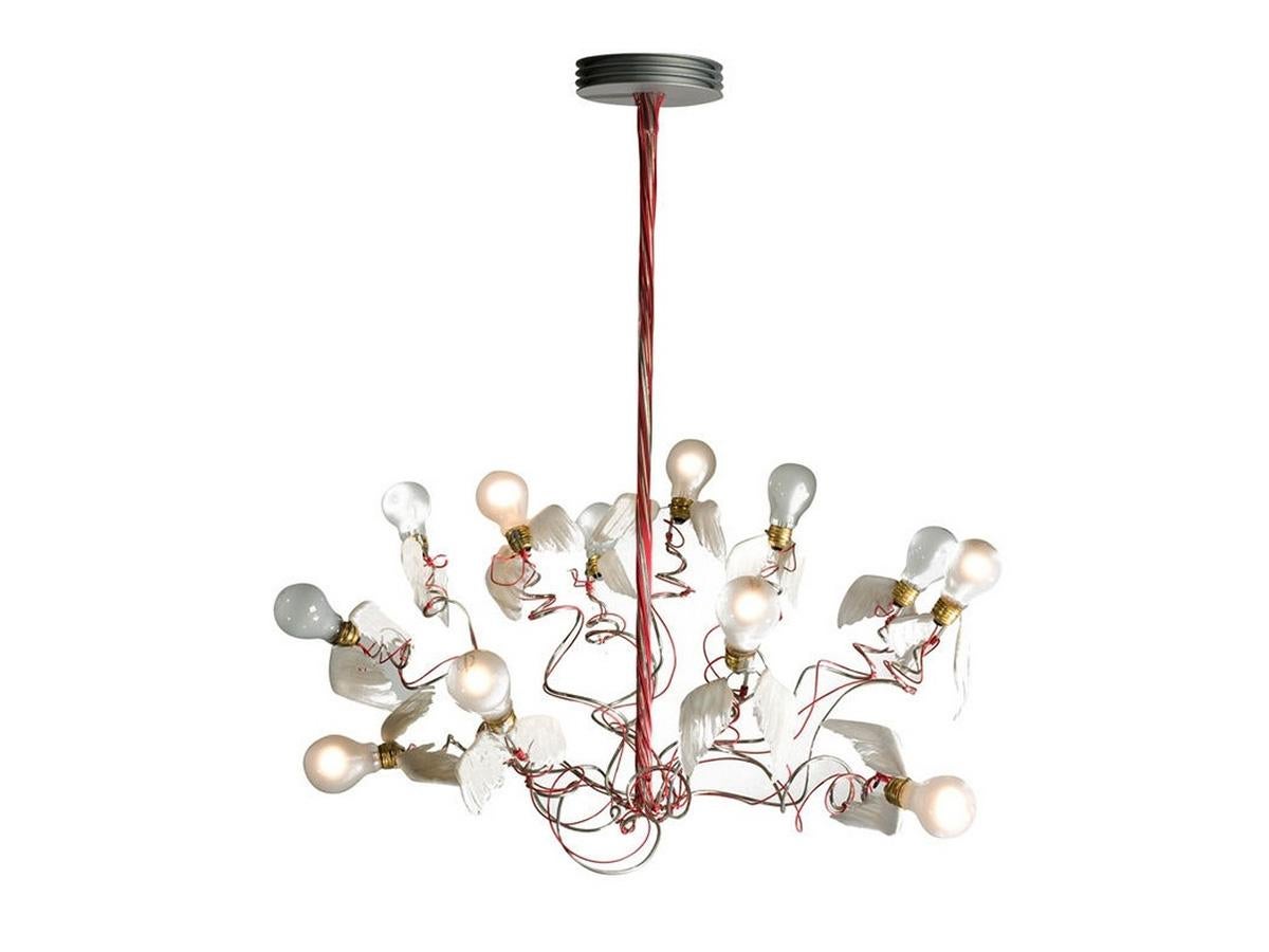Lampada a sospensione Ingo Maurer Birdie - Cavo rosso In condizioni Nuovo in vendita a Alcamo, IT