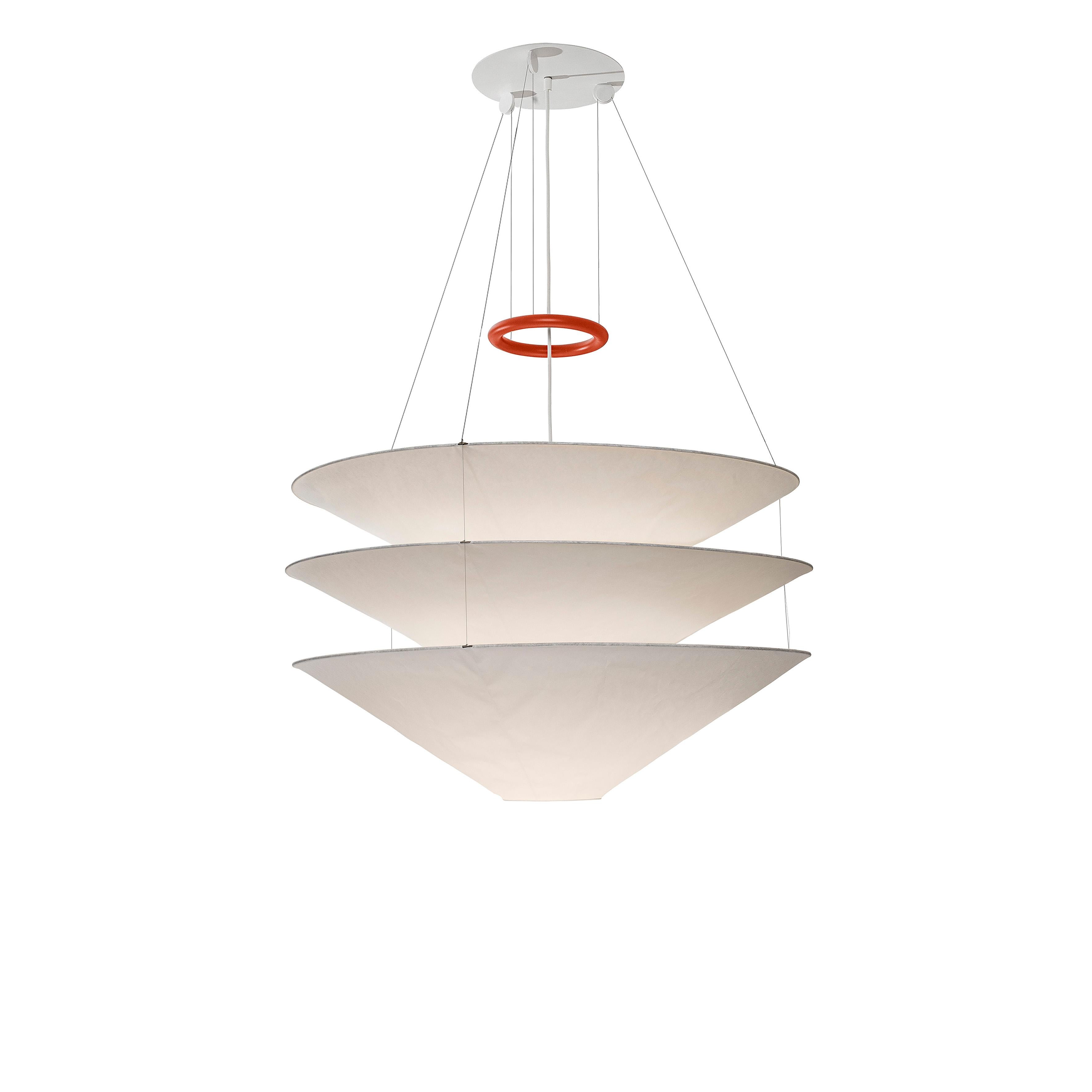 Suspension lamp Ingo Maurer Floatation – Version 3 - 75 cm (29.53 in) Metal en venta