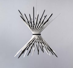 Suspension lamp Ingo Maurer Pic-a-stic - Black-white