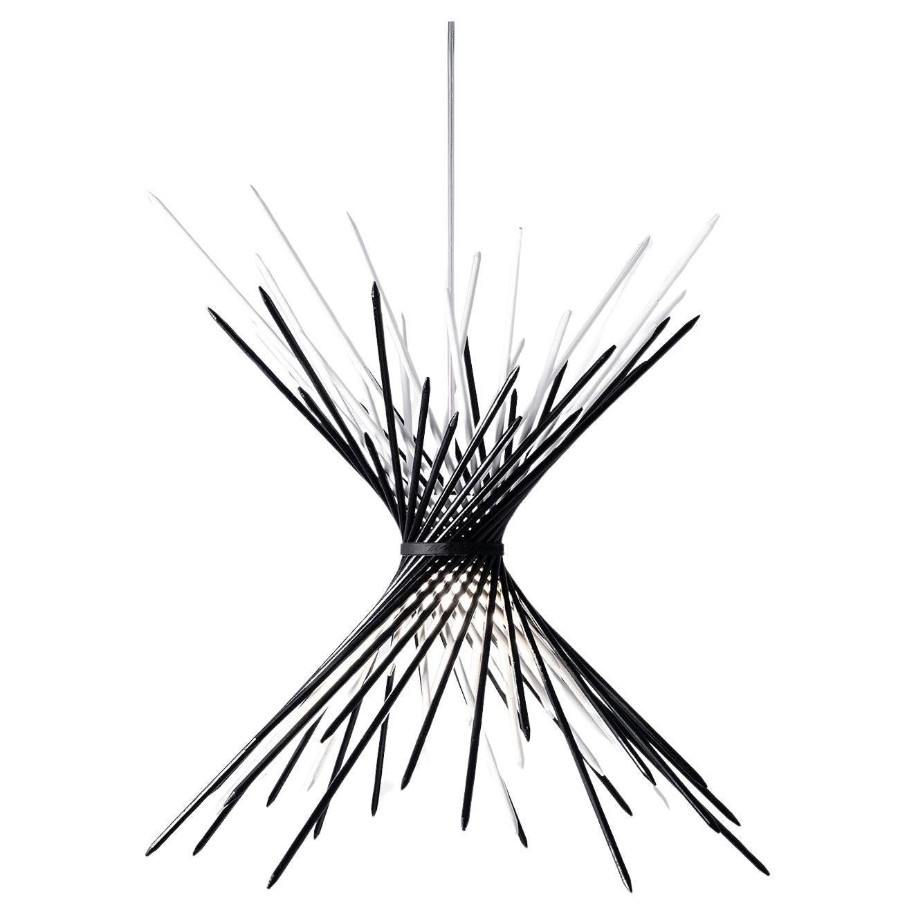 Lampada a sospensione Ingo Maurer Pic-a-stic - Nero-bianco