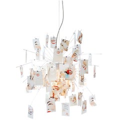 Suspension lamp Ingo Maurer Zettel'z Laughing Buddha