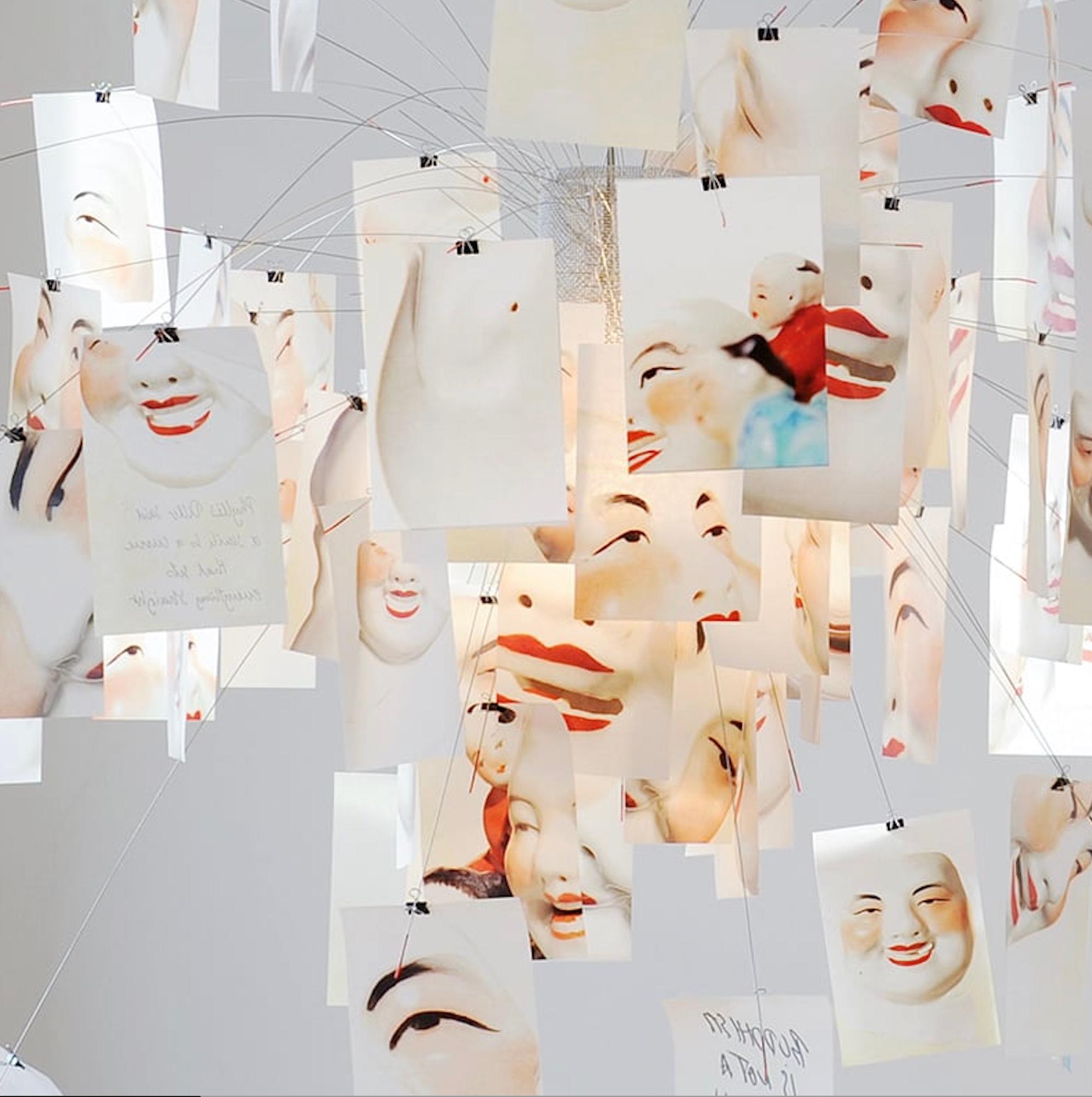 XXI secolo e contemporaneo Suspension lamp Ingo Maurer Zettel'z Laughing Buddha in vendita