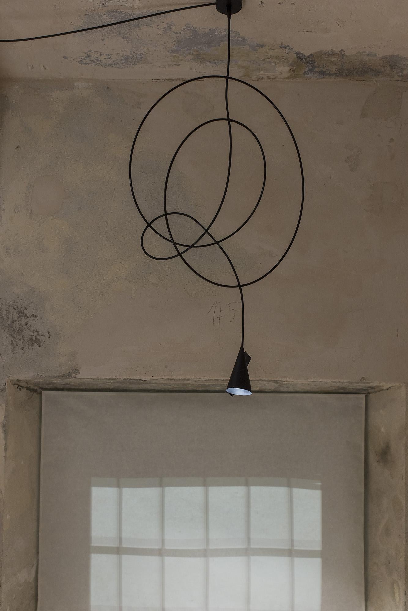 Alluminio Lampada a sospensione LED Ingo Maurer Signature in vendita