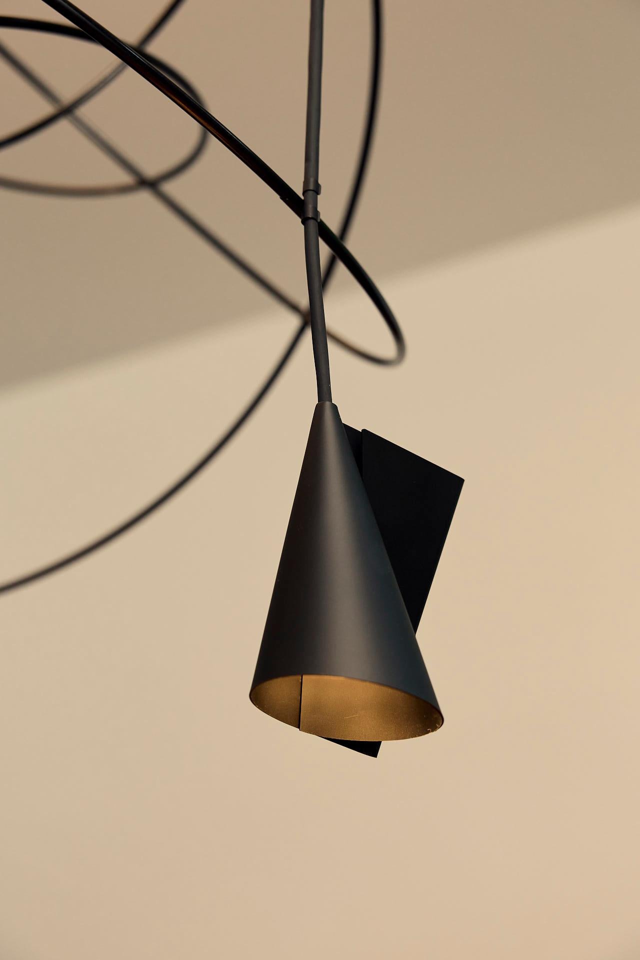 Tedesco Lampada a sospensione a LED Ingo Maurer Signature - Set di 3 in vendita